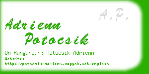 adrienn potocsik business card